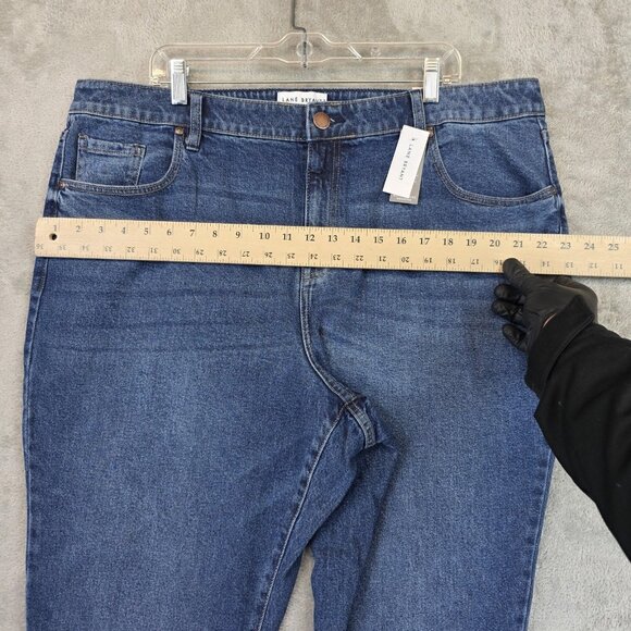 Lane Bryant Jeans Womens 20 Blue High-Rise Signature Fit Girlfriend Straight - Picture 5 of 14